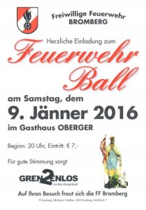 Einladung zum Feuerwehrball