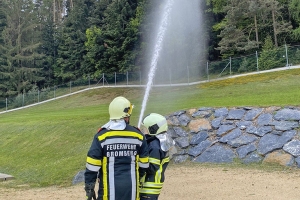 Einsatzübung in Forst