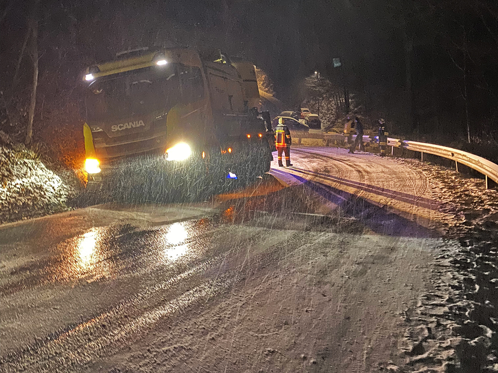 LKW-Bergung in Bromberg